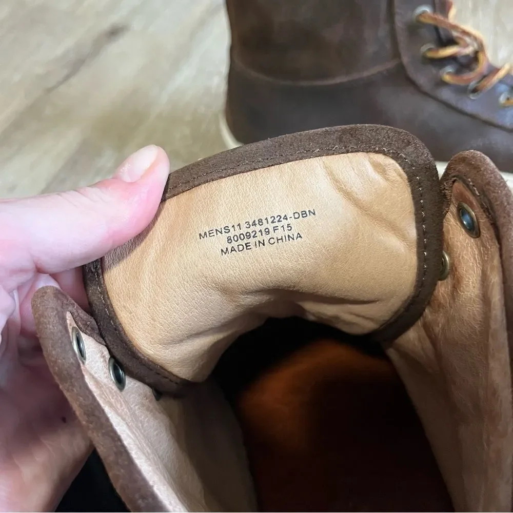 FRYE Mid-Top Brown Suede Sneaker Shoes